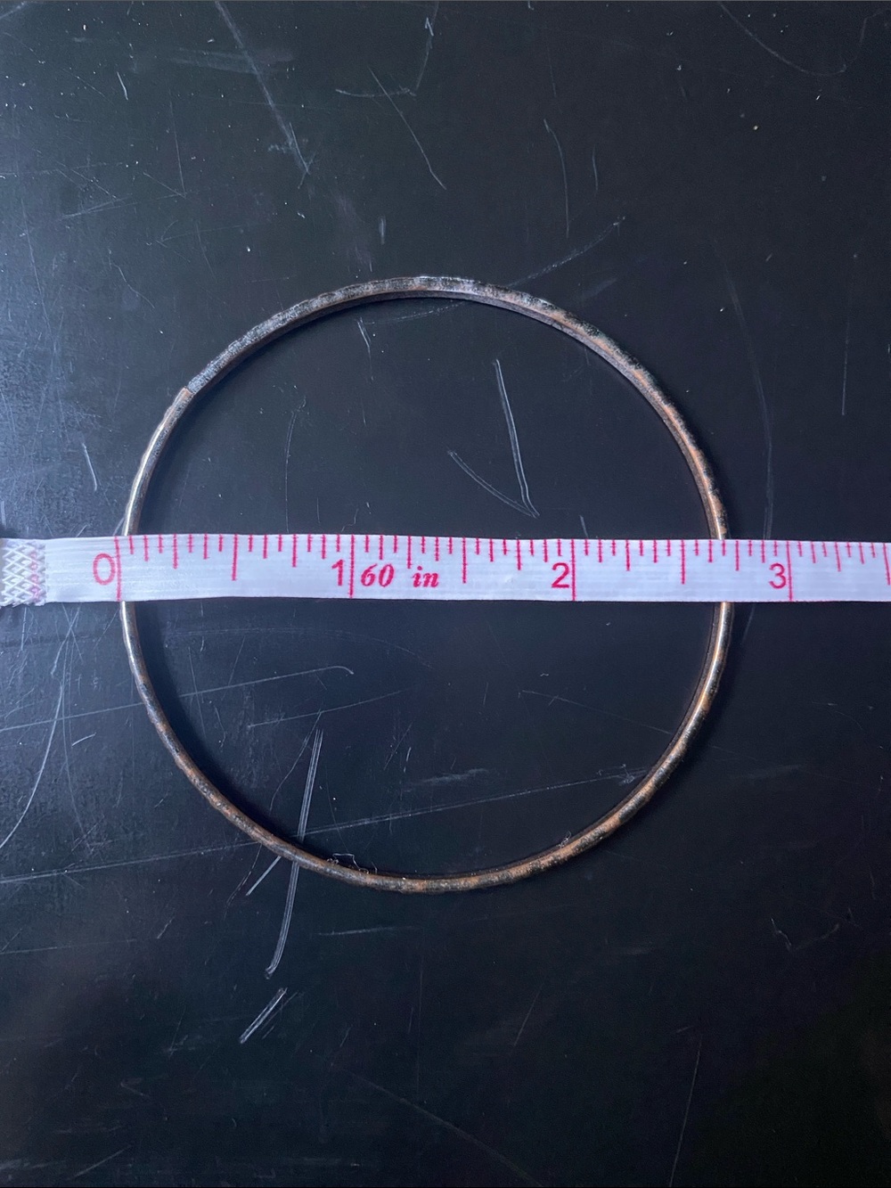 Patterned metal bangle - Picture 3 of 3